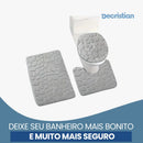 Conjunto de Tapetes para Banheiro Antiderrapante e Impermeável