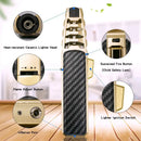 New JOBON Metal Outdoor Windproof Turbine Torch Strong Fire Power Blue Flame Straight Butane Gas Lighter Gas Kitchen BBQ Welding