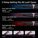 Mini Clip-Type USB Rechargeable Electric Heated Eyelash Curler 3 Temperature Modes 48 Hours Long Lasting Women Eye Makeup Tool