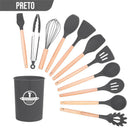 Kit Culinário WoodFlex - 12 PEÇAS