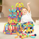 Blocos de Construção Magnéticas Montessori - Decristian